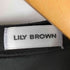 リリーブラウン Lily Brown Embroideryレースカラーワンピース レディース 0