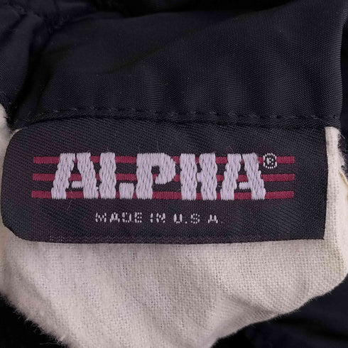 アルファインダストリーズ ALPHA INDUSTRIES 80-90s USA製 MA-1 フライトジャケット メンズ import:XL