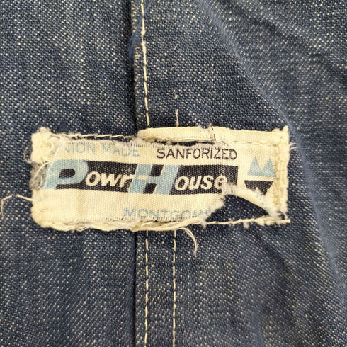 MONTGOMERY WARD Powr House 50s デニムサロペット オーバーオール メンズ