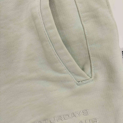 サタデーズニューヨークシティ Saturdays NYC ロゴ 刺繍 スウェット ショート パンツ ショーツ メンズ M