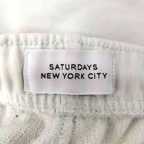 サタデーズニューヨークシティ Saturdays NYC ロゴ 刺繍 スウェット ショート パンツ ショーツ メンズ M