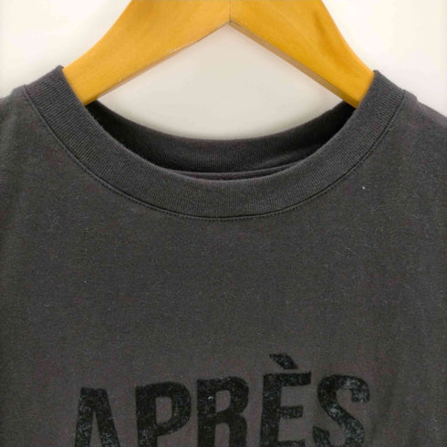 アプワイザーリッシェ Apuweiser riche APRES DEMAIN ロゴプリントTシャツ メンズ 2