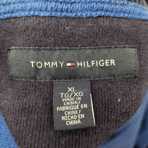 トミーヒルフィガー TOMMY HILFIGER Vネック コットンニット メンズ JPN:L