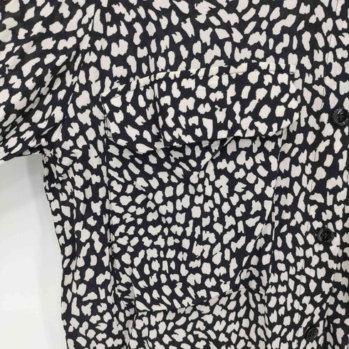 ザラ ZARA レオパード柄 シャツ レディース import:M