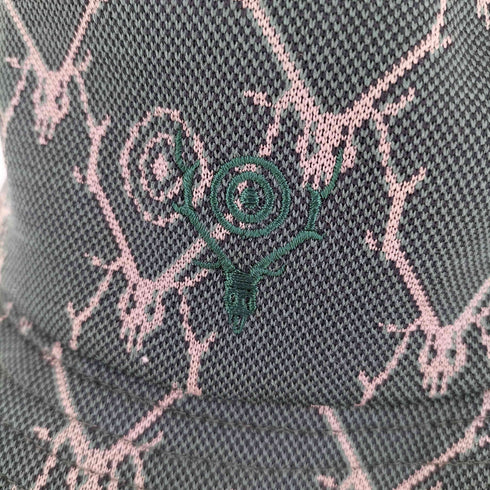 サウスツーウェストエイト SOUTH2 WEST8 Bucket Hat- Poly Jacquard. / Skull & Target メンズ