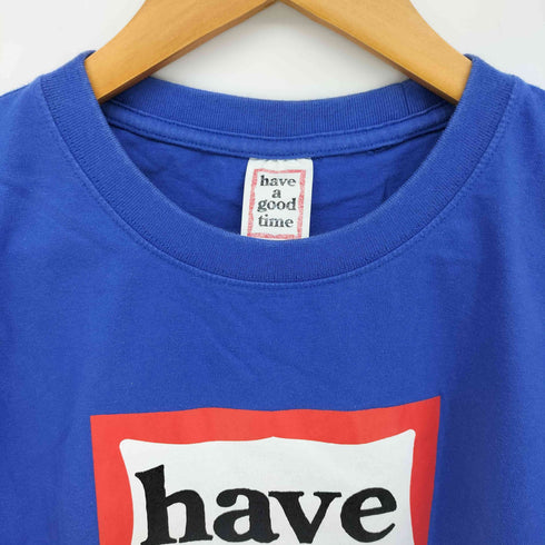 ハブアグッドタイム HAVE A GOOD TIME ロゴプリント S/S Tシャツ レディース JPN:M