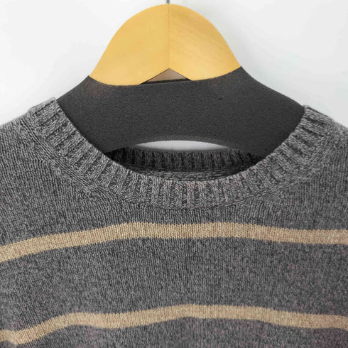 セントジョンズベイ STJOHNS BAY ボーダーコットンクルーネックニット メンズ import:XL