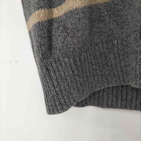 セントジョンズベイ STJOHNS BAY ボーダーコットンクルーネックニット メンズ import:XL