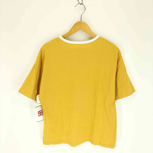 ロキシー ROXY 22SS ムラサキスポーツ別注 ルーズシルエット ワンポイントロゴ リンガーTシャツ レディース import:M