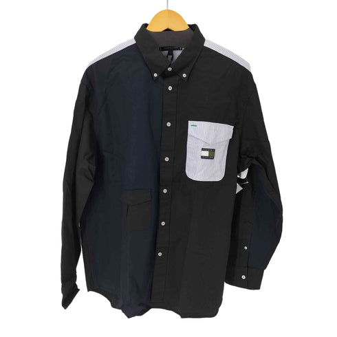 トミーヒルフィガー TOMMY HILFIGER Utility Icons 2.0 カラーブロックシャツ メンズ import:L