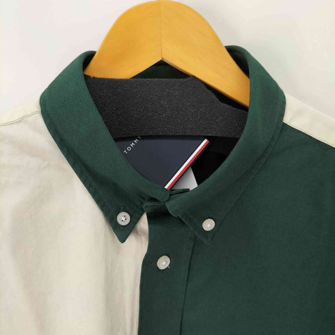 トミーヒルフィガー TOMMY HILFIGER 24SS ブロッキングソリッドシャツ メンズ import:L