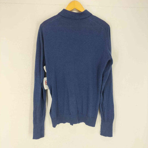 ジョンスメドレー JOHN SMEDLEY 襟付きコットンニットカーディガン メンズ S