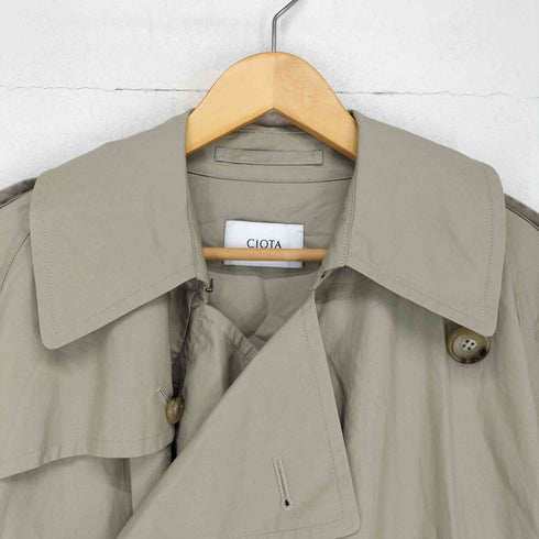 シオタ CIOTA 24SS Trench Coat - Typewriter Cloth メンズ JPN:2