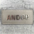 ANDGEEBEE フロントロゴワッペンポーチ レディース ONE SIZE