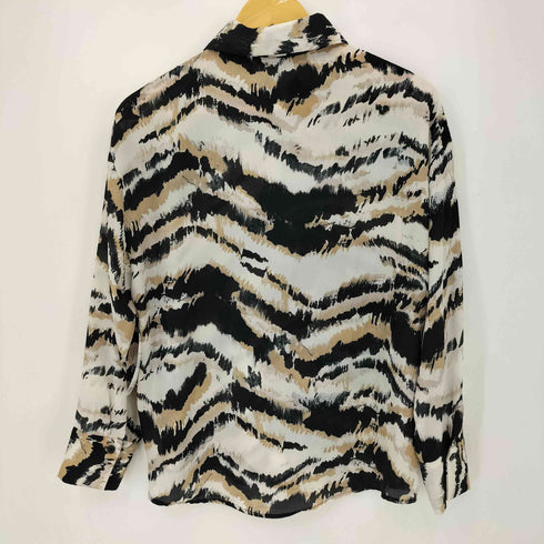 ザラ ZARA 総柄 シャツ ブラウス レディース import:M