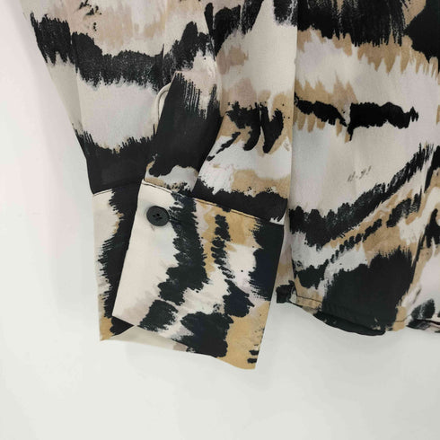 ザラ ZARA 総柄 シャツ ブラウス レディース import:M