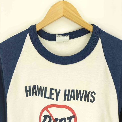 HAWLEY HAWKS DIRT BUSTERS EASTERN DIVISION ラグランスリーブ Q/S Tシャツ 袖シングルステッチ メンズ