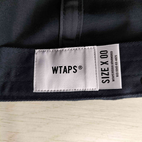 ダブルタップス WTAPS COTTON TWILL CAP ロゴ コットン ツイル キャップ メンズ 00