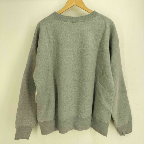 オーラリー AURALEE BACK WOOL SWEAT BIG P/O メンズ 3