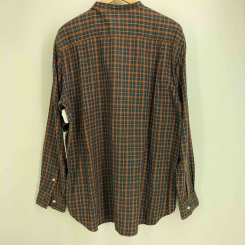 ジムフレックス GYMPHLEX バンドカラーチェックシャツ メンズ M