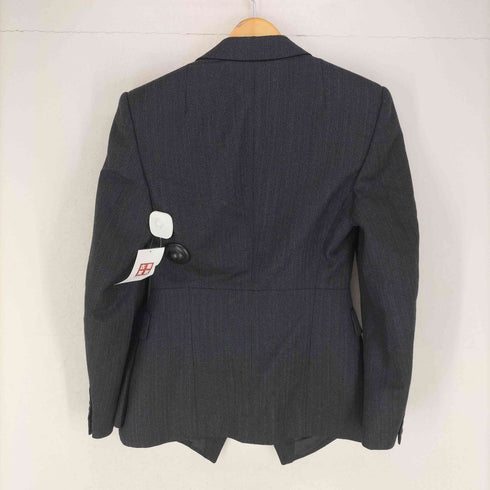 アレキサンダーマックイーン Alexander McQueen 23AW MADE IN ITALY パワーショルダー ストライプテーラードジャケット メンズ JPN:44