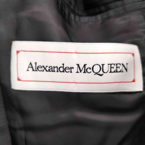 アレキサンダーマックイーン Alexander McQueen 23AW MADE IN ITALY パワーショルダー ストライプテーラードジャケット メンズ JPN:44