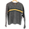 アバクロンビーアンドフィッチ Abercrombie & Fitch 80~90S ラインデザインウールVネックニット メンズ M