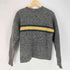 アバクロンビーアンドフィッチ Abercrombie & Fitch 80~90S ラインデザインウールVネックニット メンズ M