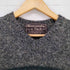 アバクロンビーアンドフィッチ Abercrombie & Fitch 80~90S ラインデザインウールVネックニット メンズ M