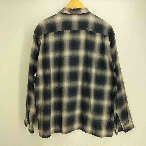 ジムフレックス GYMPHLEX FLANNEL CHECK SHIRT オンブレチェック フランネルシャツ メンズ M