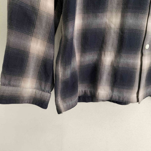 ジムフレックス GYMPHLEX FLANNEL CHECK SHIRT オンブレチェック フランネルシャツ メンズ M