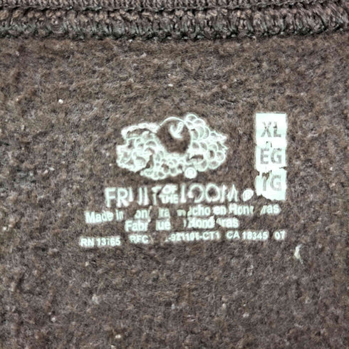 フルーツオブザルーム FRUIT OF THE LOOM クルーネックスウェット ブランク 短丈 メンズ JPN:XL