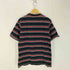 ステューシー Stussy ストックロゴ刺しゅう ボーダー柄クルーネックTシャツ メンズ JPN:M