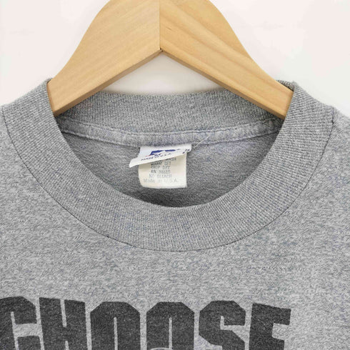 コンバース CONVERSE 80-90S USA製 CHOOSE YOUR WEAPON 1986 バスケットボール プレイヤー プリント Tシャツ 袖シングルステッチ メンズ import:M