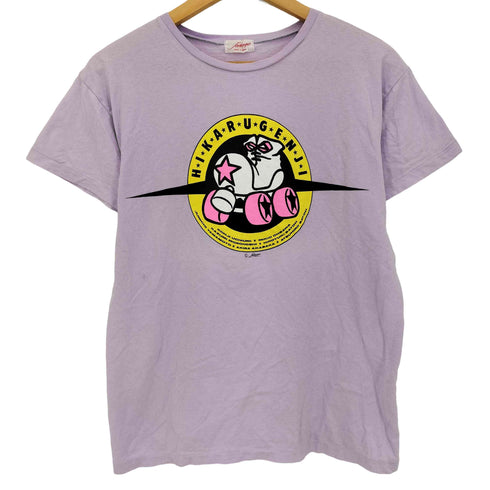 80s 裾&袖シングル 男性アイドルグループ プリント クルーネックTシャツ メンズ