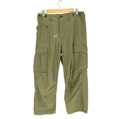 ナイジェルケーボン NIGEL CABOURN ARMY CARGO PANT KHAKI BACK SATIN MAIN LINE アーミー カーゴ パンツ バック サテン メンズ 32
