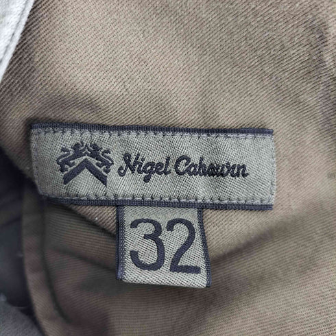 ナイジェルケーボン NIGEL CABOURN ARMY CARGO PANT KHAKI BACK SATIN MAIN LINE アーミー カーゴ パンツ バック サテン メンズ 32