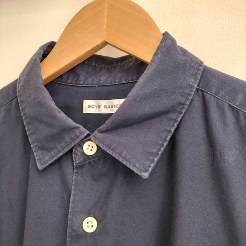 サイベーシックス SCYE BASICS ×Bshop 別注 半袖ブロード オーバーサイズシャツ メンズ 38