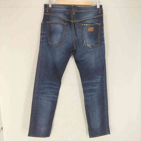 ドルチェアンドガッバーナ DOLCE&GABBANA MADE IN ITALY ローライズダメージデニムパンツ メンズ 46