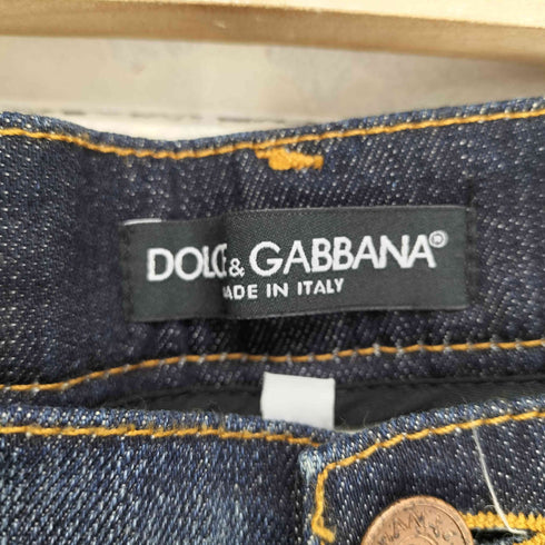 ドルチェアンドガッバーナ DOLCE&GABBANA MADE IN ITALY ローライズダメージデニムパンツ メンズ 46