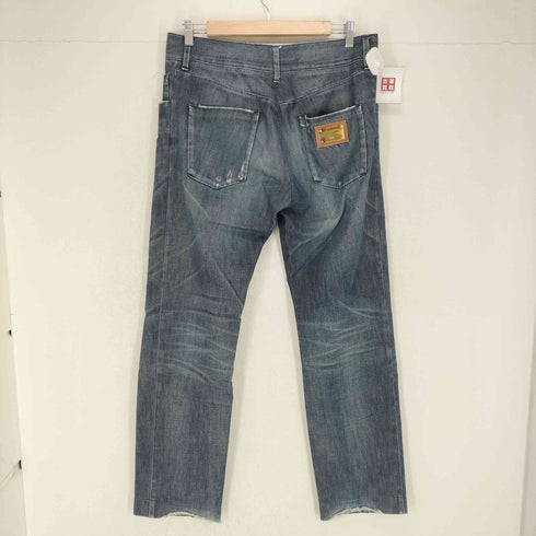 ドルチェアンドガッバーナ DOLCE&GABBANA MADE IN ITALY ダメージデニムパンツ メンズ 50