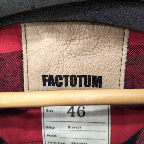 ファクトタム FACTOTUM コーデュロイ切り返し ベスト メンズ 46