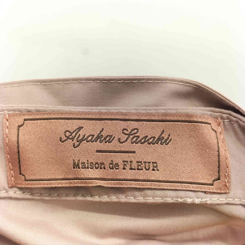 メゾンドフルール Maison de FLEUR ボウタイティアードワンピース レディース FREE