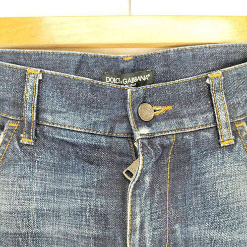 ドルチェアンドガッバーナ DOLCE&GABBANA MADE IN ITALY ダメージデニムパンツ メンズ 48