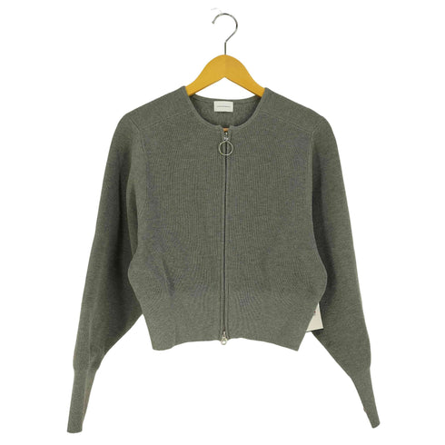 グリーンレーベルリラクシング GREEN LABEL RELAXING フォルム クロップド ニット ブルゾン レディース