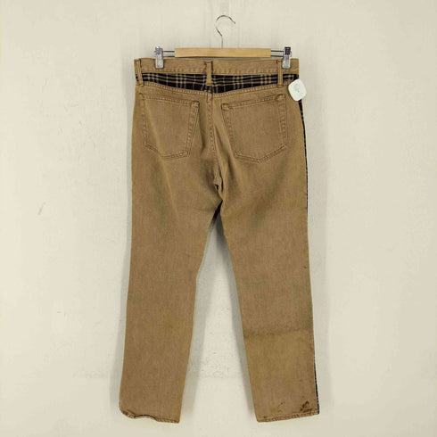 バーバリーブルーレーベル BURBERRY BLUE LABEL チェック柄 デニムパンツ メンズ 31inch