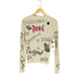 デシグアル Desigual 21AW LETTERING レタリング 総柄 落書き イラスト プリント L/S Tシャツ セカンドスキン レディース JPN:M
