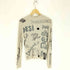 デシグアル Desigual 21AW LETTERING レタリング 総柄 落書き イラスト プリント L/S Tシャツ セカンドスキン レディース JPN:M