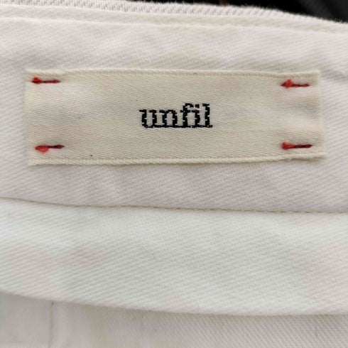 アンフィル unfil denim wide tapered trousers メンズ 3