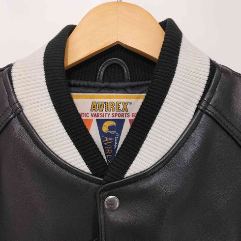 アヴィレックス AVIREX SUMMIT/サミット LEATHER VARSITY JACKET メンズ XL